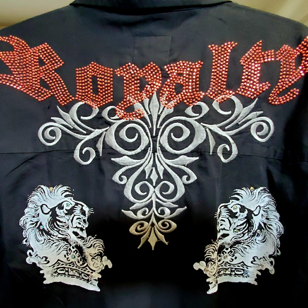 Mens Bulzeye Black Label dress shirt, XXL, NWT